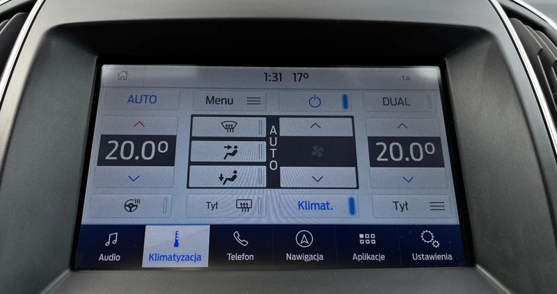 Ford Galaxy cena 84999 przebieg: 184122, rok produkcji 2019 z Rybnik małe 781
